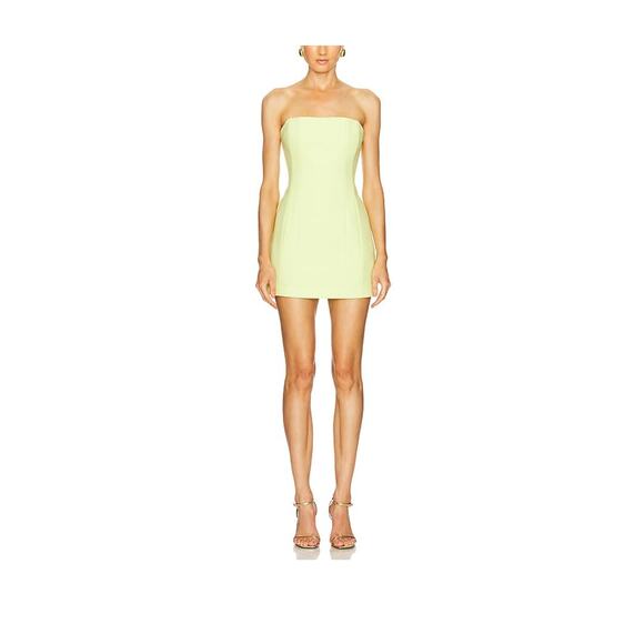 A.L.C. 'Elsie' Yellow Crepe Dress Size 10 - Picture 1 of 5